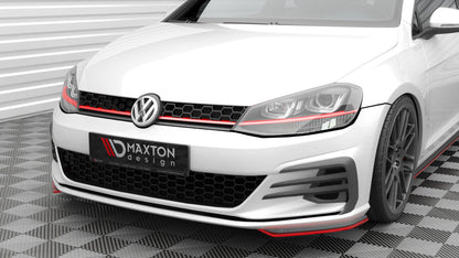 Frontlippe Flaps passend für VW Golf GTI Mk7 FL rot Hochglanz