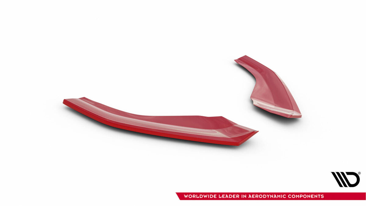Frontlippe Flaps passend für VW Golf GTI Mk7 FL rot Hochglanz