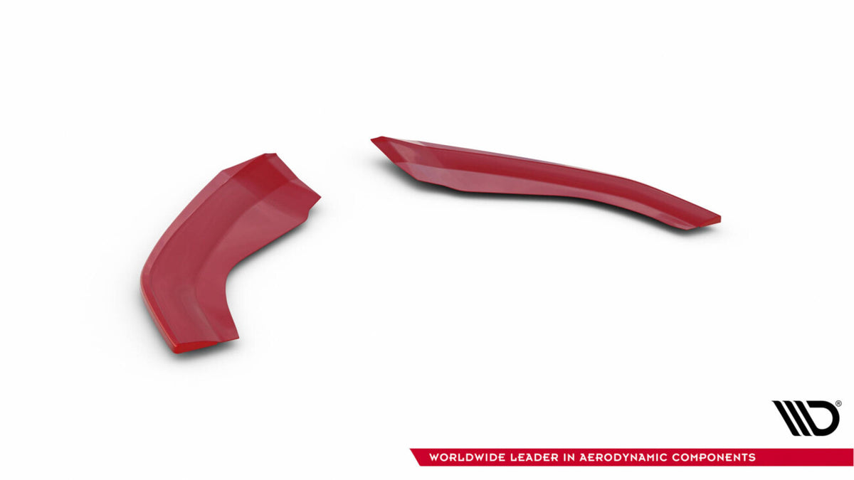 Frontlippe Flaps passend für VW Golf GTI Mk7 FL rot Hochglanz