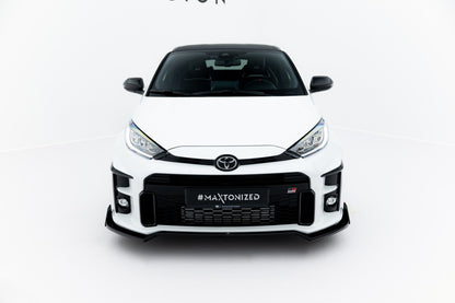 Frontlippe + Flaps V.3 passend für Toyota GR Yaris Mk4 schwarz matt