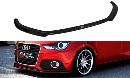Frontlippe passend für Audi A1 8X schwarz Hochglanz