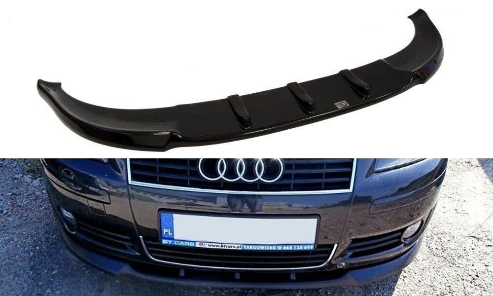 Frontlippe passend für Audi A3 8P (vor FL) 2003-2005 schwarz Hochglanz