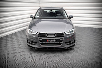 Frontlippe passend für Audi A3 Sportback 8V schwarz Hochglanz