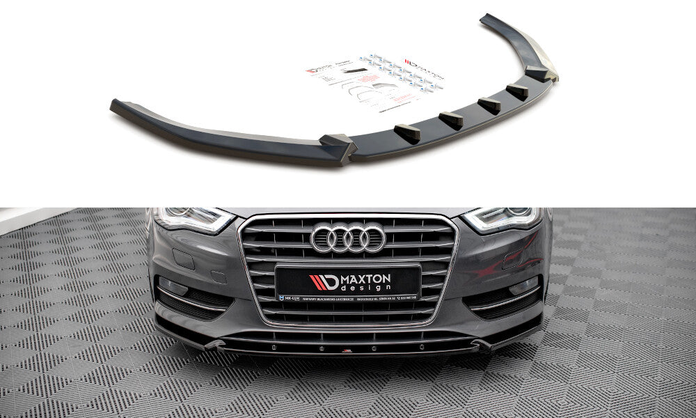 Frontlippe passend für Audi A3 Sportback 8V schwarz Hochglanz