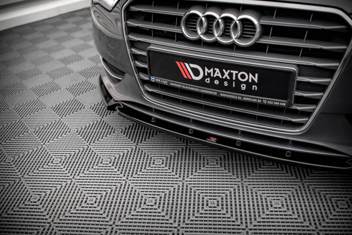 Frontlippe passend für Audi A3 Sportback 8V schwarz Hochglanz