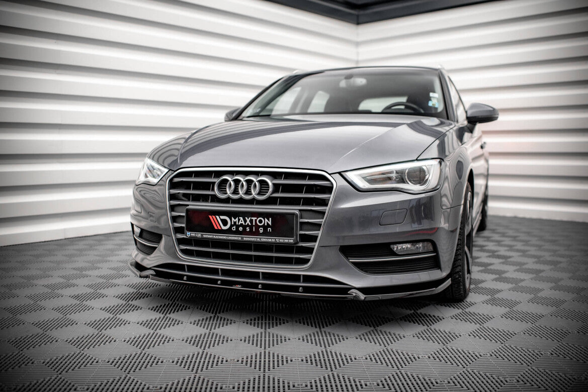 Frontlippe passend für Audi A3 Sportback 8V schwarz Hochglanz