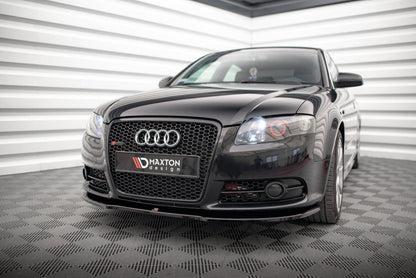 Frontlippe passend für Audi A4 S-Line B7 schwarz Hochglanz
