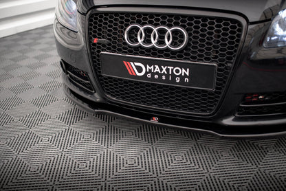 Frontlippe passend für Audi A4 S-Line B7 schwarz Hochglanz