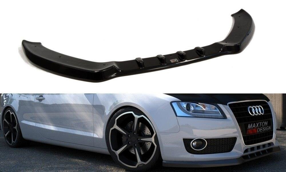 Frontlippe passend für Audi A5 8T schwarz Hochglanz