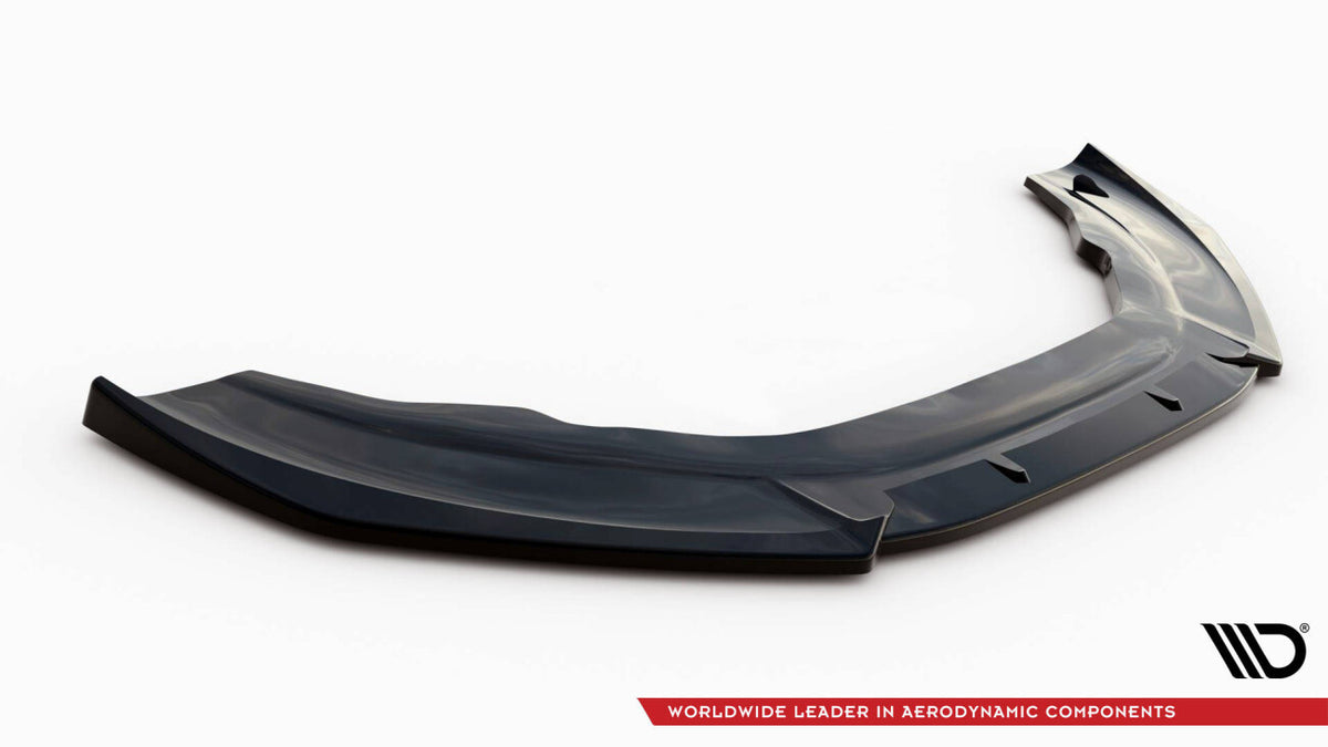 Frontlippe passend für Audi A6 RS6 Look C7 schwarz Hochglanz