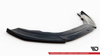 Frontlippe passend für Audi A6 RS6 Look C7 schwarz Hochglanz