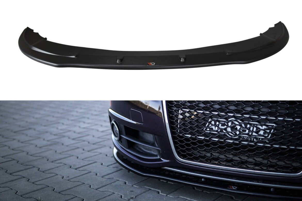 Frontlippe passend für Audi A6 S-Line C6 FL schwarz Hochglanz