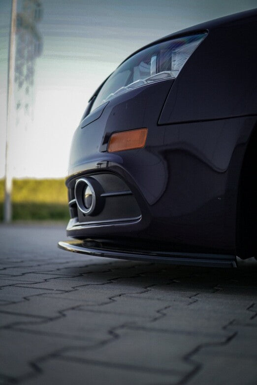 Frontlippe passend für Audi A6 S-Line C6 FL schwarz Hochglanz