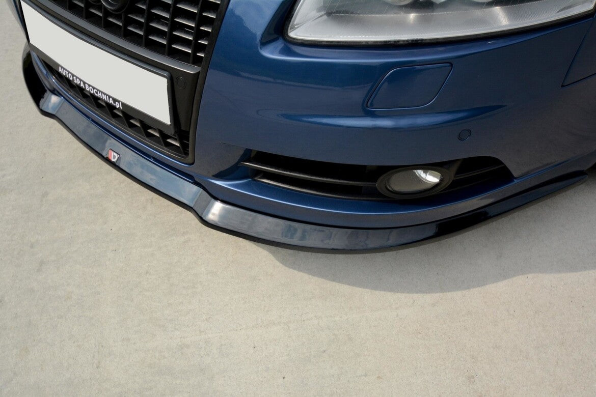 Frontlippe passend für Audi A6 S-Line C6 schwarz Hochglanz