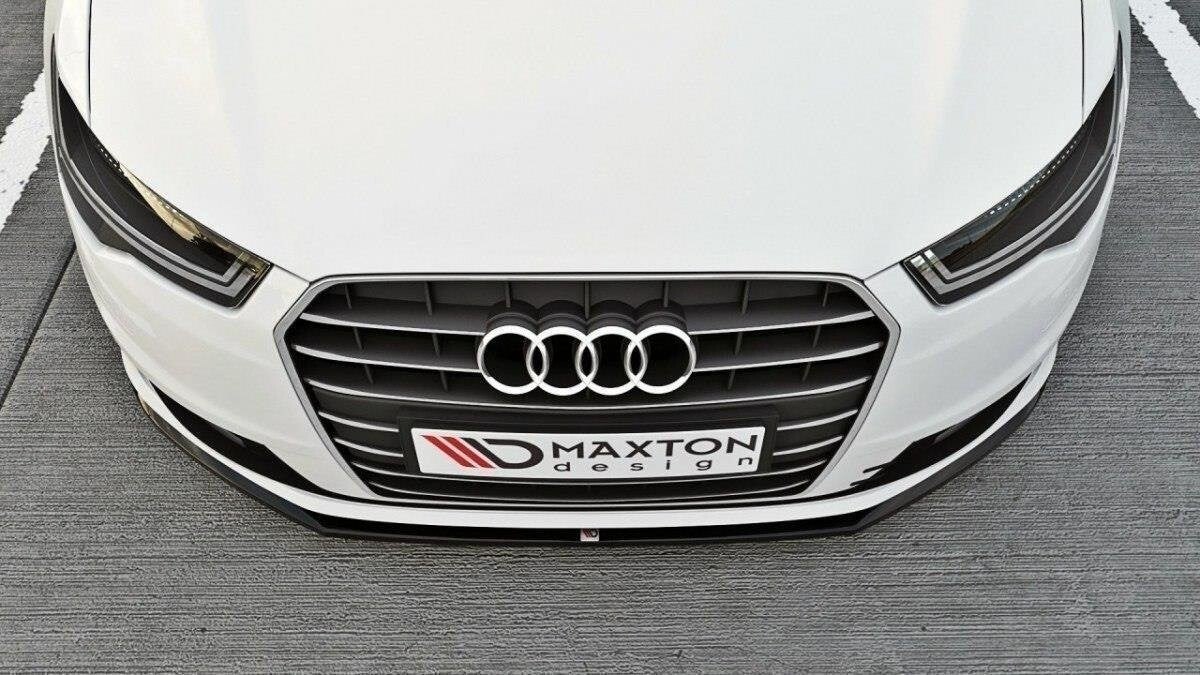 Frontlippe passend für Audi A6 Ultra C7 FL schwarz Hochglanz
