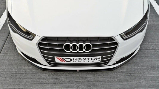 Frontlippe passend für Audi A6 Ultra C7 FL schwarz Hochglanz