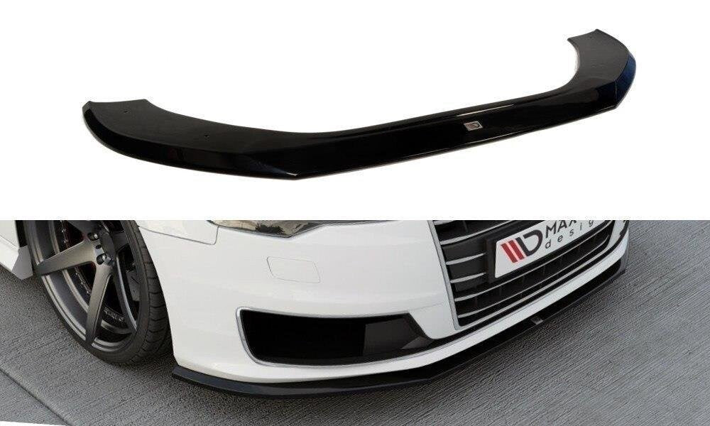 Frontlippe passend für Audi A6 Ultra C7 FL schwarz Hochglanz