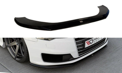 Frontlippe passend für Audi A6 Ultra C7 FL schwarz Hochglanz