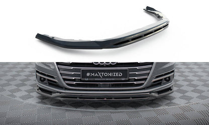 Frontlippe passend für Audi A8 D5 schwarz Hochglanz