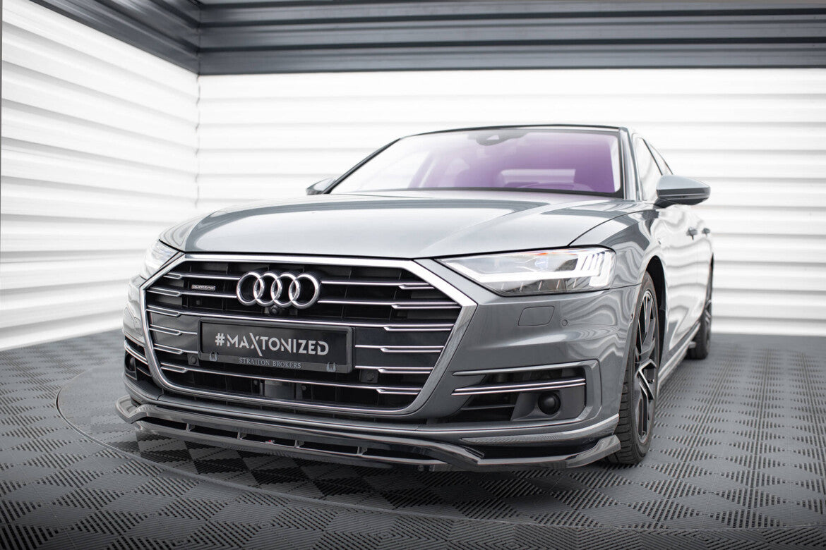 Frontlippe passend für Audi A8 D5 schwarz Hochglanz