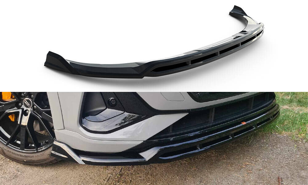 Frontlippe passend für Audi e-Tron S-Line schwarz Hochglanz