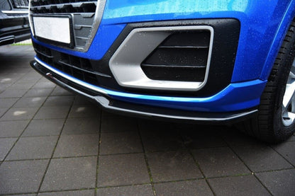 Frontlippe passend für Audi Q2 Mk.1 schwarz Hochglanz