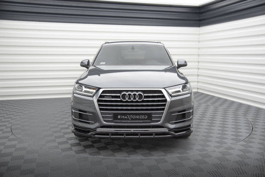 Frontlippe passend für Audi Q7 Mk2 schwarz Hochglanz