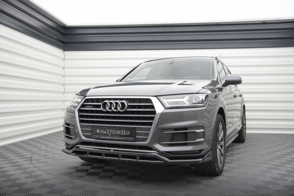 Frontlippe passend für Audi Q7 Mk2 schwarz Hochglanz