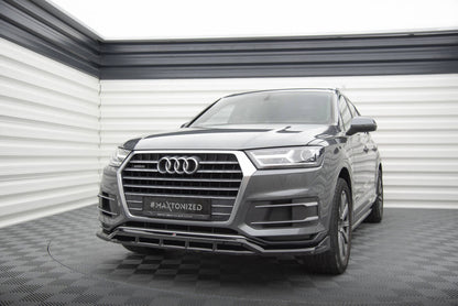 Frontlippe passend für Audi Q7 Mk2 schwarz Hochglanz