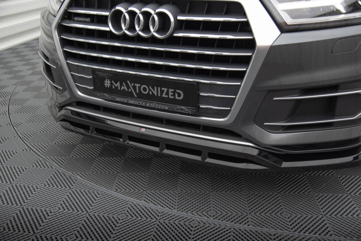 Frontlippe passend für Audi Q7 Mk2 schwarz Hochglanz