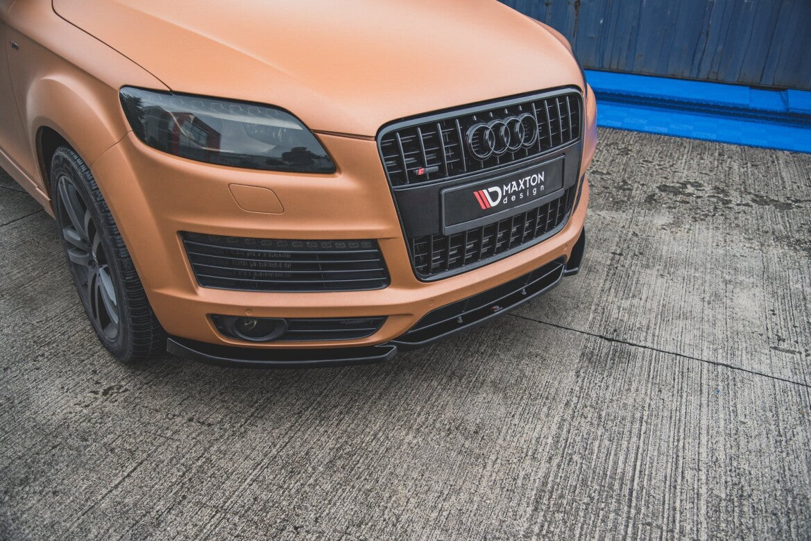Frontlippe passend für Audi Q7 S-Line Mk.1 schwarz Hochglanz