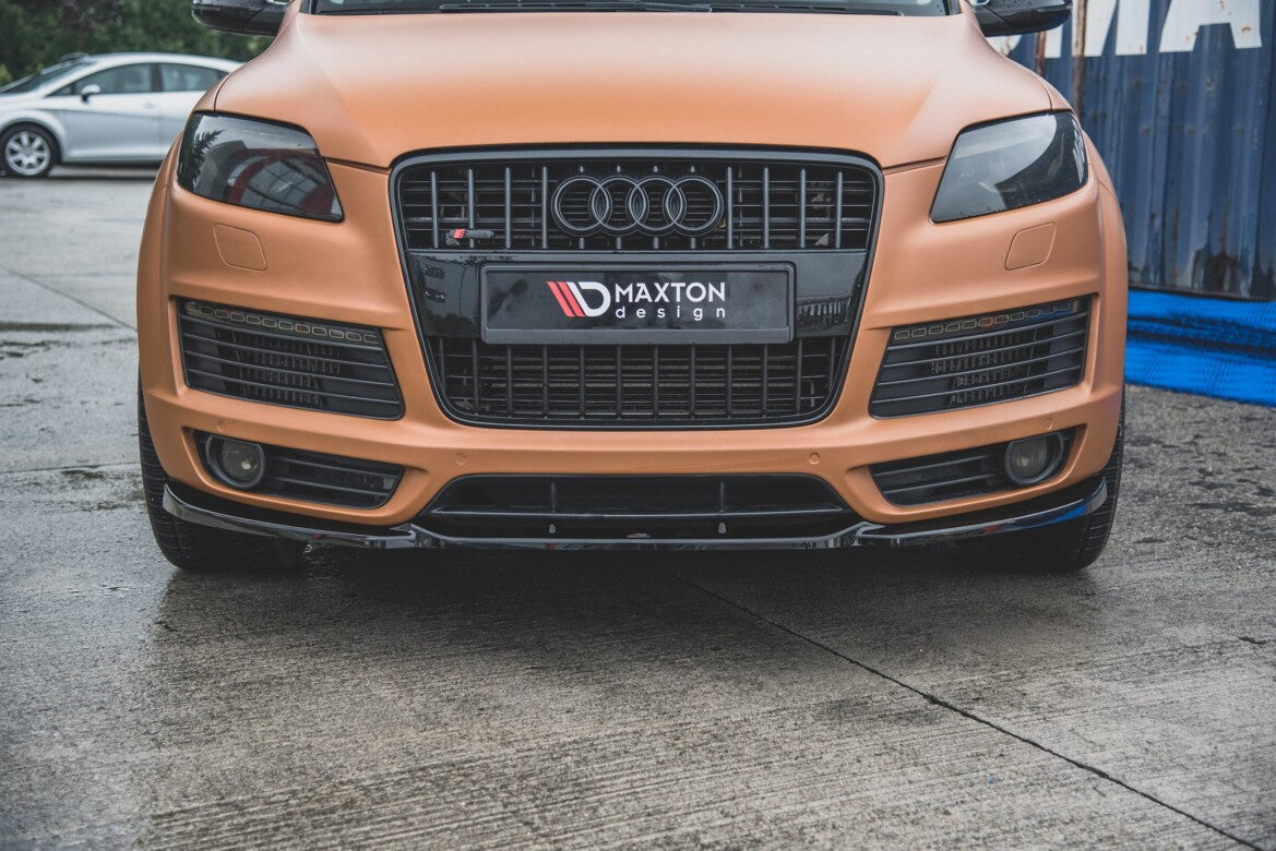 Frontlippe passend für Audi Q7 S-Line Mk.1 schwarz Hochglanz