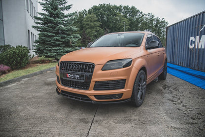 Frontlippe passend für Audi Q7 S-Line Mk.1 schwarz Hochglanz