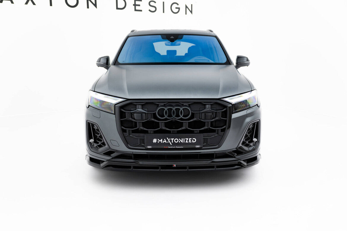Frontlippe passend für Audi Q7 S-Line / SQ7 Mk2 FL 2 schwarz Hochglanz