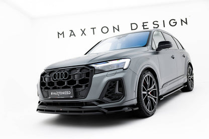 Frontlippe passend für Audi Q7 S-Line / SQ7 Mk2 FL 2 schwarz Hochglanz