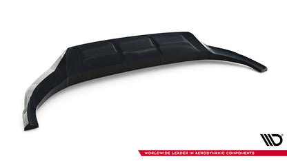 Frontlippe passend für Audi Q8 Mk1 FL schwarz Hochglanz