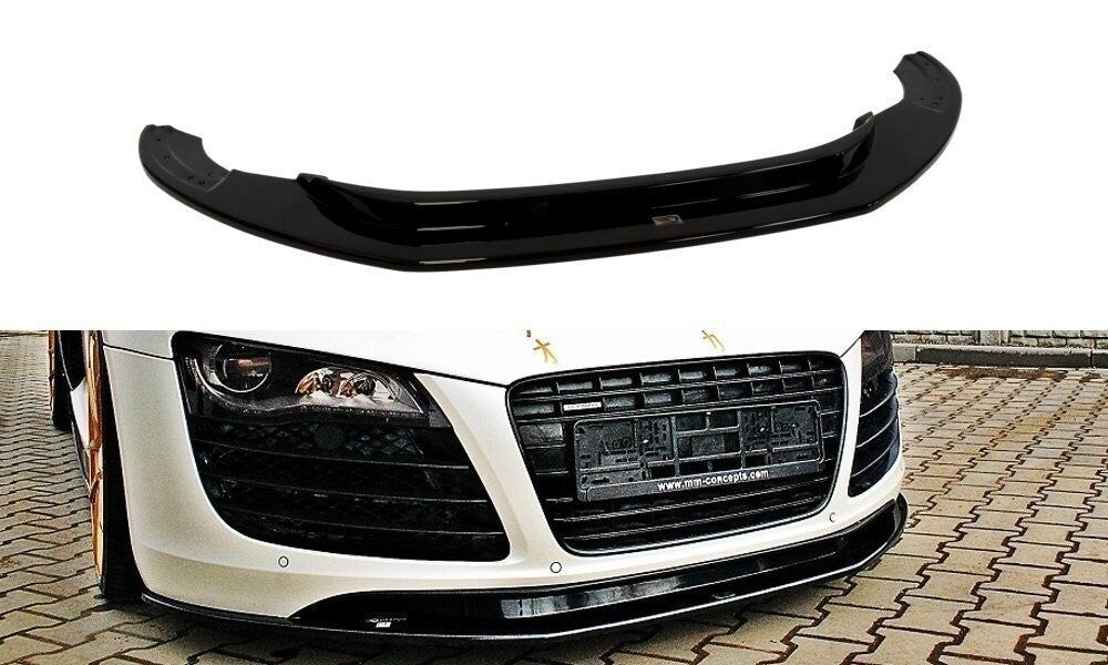 Frontlippe passend für Audi R8 Mk.1 schwarz Hochglanz