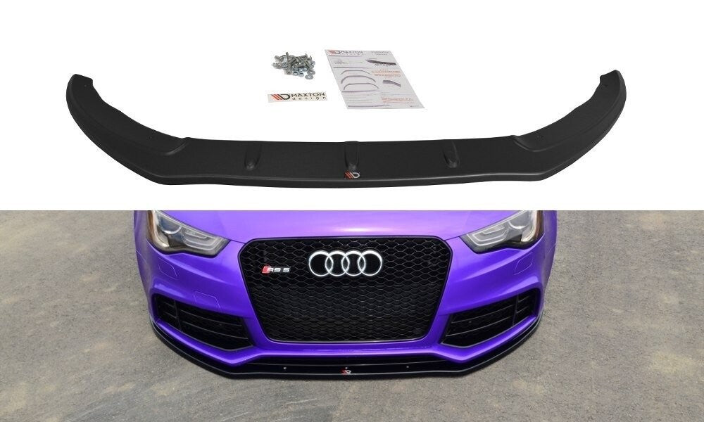 Frontlippe passend für Audi RS5 8T / 8T FL schwarz Hochglanz