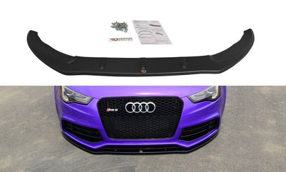 Frontlippe passend für Audi RS5 8T / 8T FL schwarz Hochglanz
