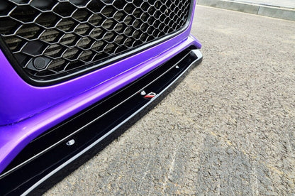 Frontlippe passend für Audi RS5 8T / 8T FL schwarz Hochglanz
