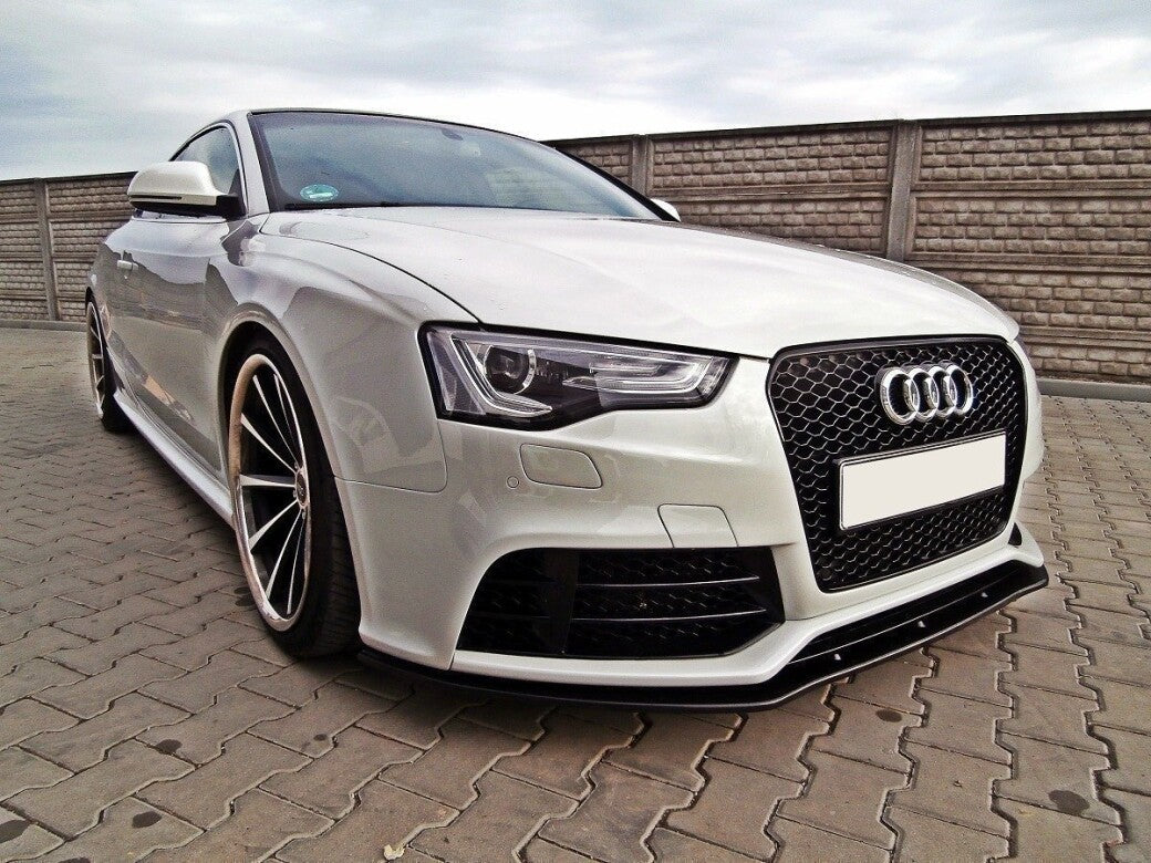 Frontlippe passend für Audi RS5 8T / 8T FL schwarz Hochglanz