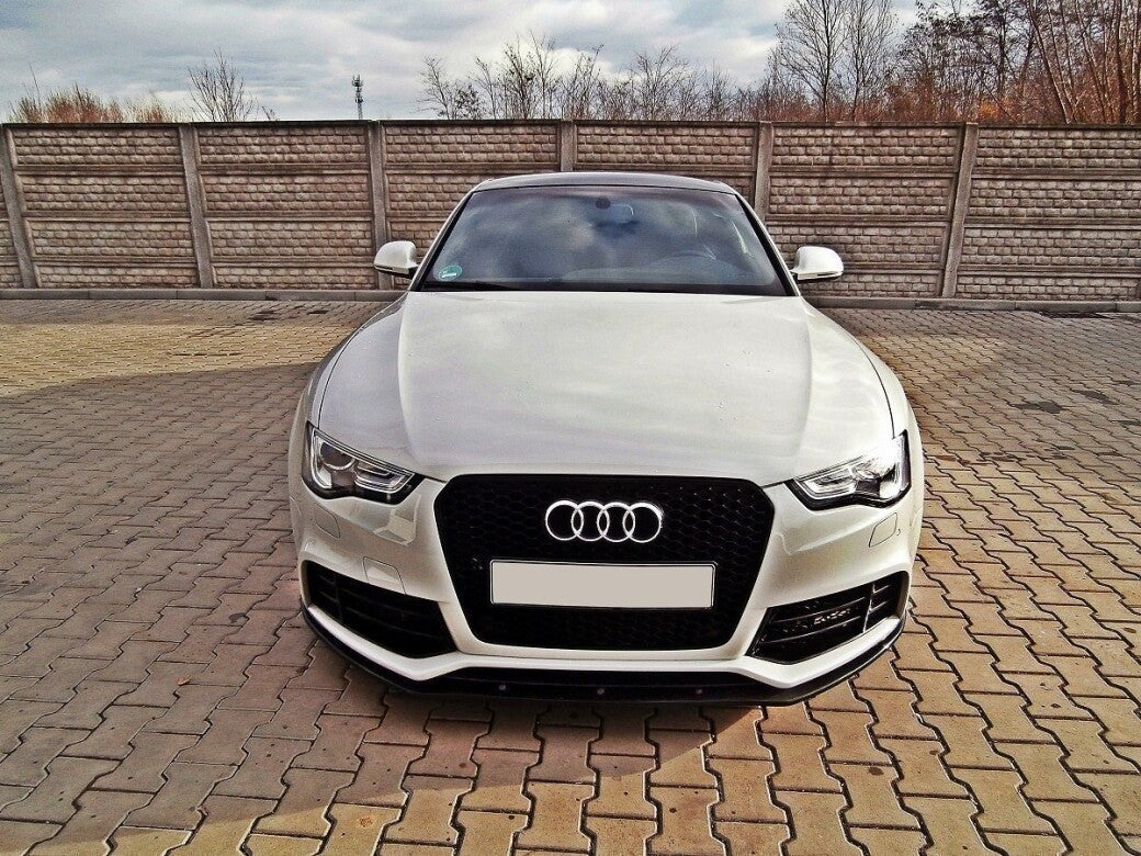 Frontlippe passend für Audi RS5 8T / 8T FL schwarz Hochglanz