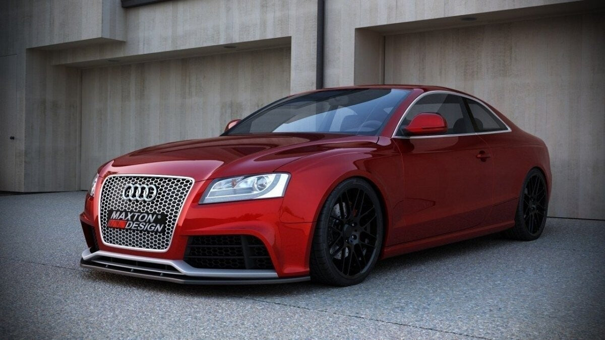 Frontlippe passend für Audi RS5 8T / 8T FL schwarz Hochglanz