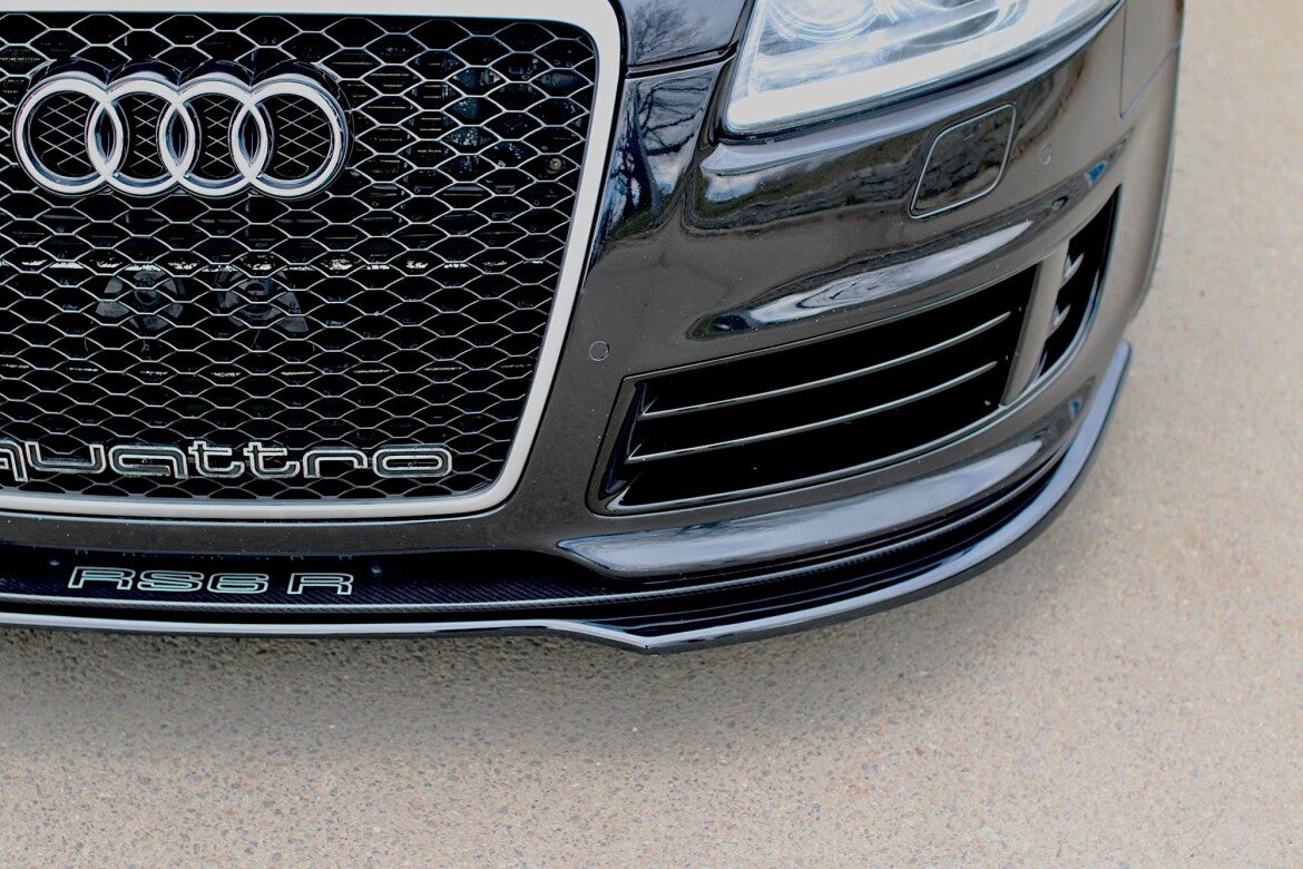 Frontlippe passend für Audi RS6 C6 schwarz Hochglanz