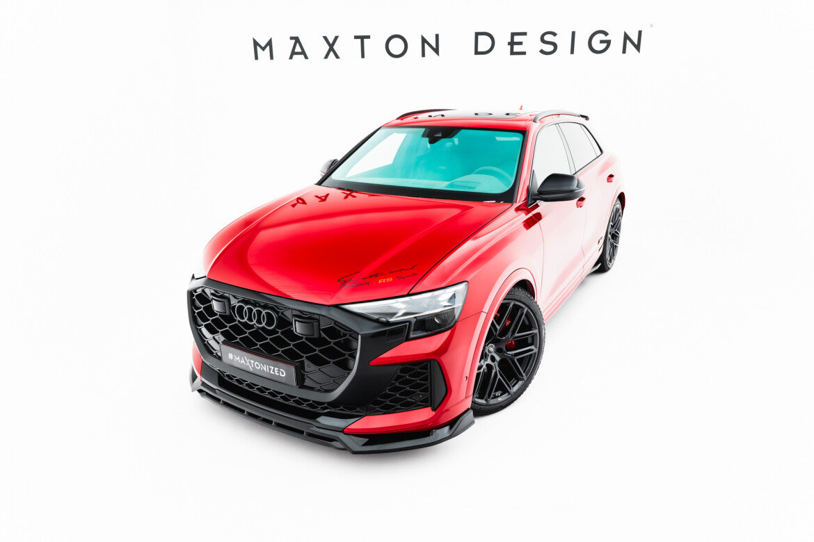 Frontlippe passend für Audi RSQ8 Mk1 FL schwarz Hochglanz