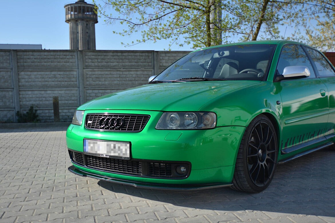 Frontlippe passend für Audi S3 8L schwarz Hochglanz