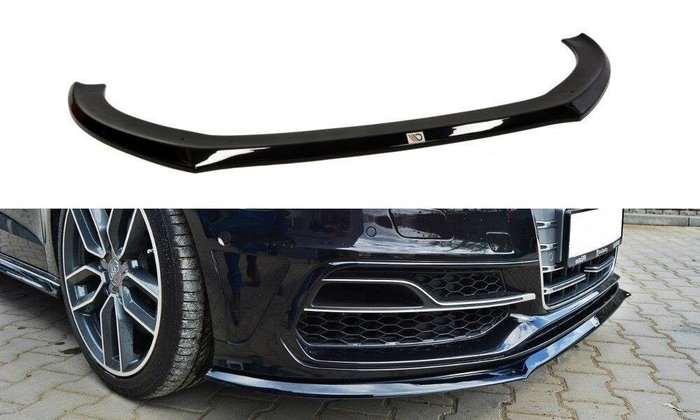 Frontlippe passend für Audi S3 / A3 S-Line 8v Hatchback / Sportback schwarz Hochglanz