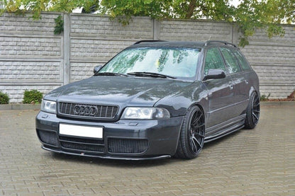 Frontlippe passend für Audi S4 B5 schwarz Hochglanz