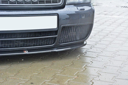 Frontlippe passend für Audi S4 B5 schwarz Hochglanz