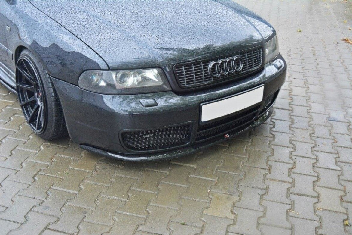 Frontlippe passend für Audi S4 B5 schwarz Hochglanz